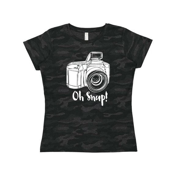 Inktastic Camera Oh Snap Women's T-Shirt