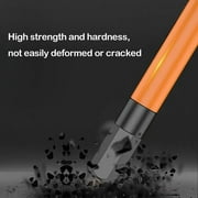 Clearance! Huayishang Hex Bit Set Impact Hex Head Allen Drill Bit Set S2 Allen Key Bits Hex Drill Bits Set Anti Black with Storage Box (10Pcs), Hexagon Bit Black
