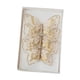 thumbnail image 3 of 3 piezas de decoraciones navideñas de mariposas con clip para chimenea, mariposas brillantes para Oro, 3 of 9