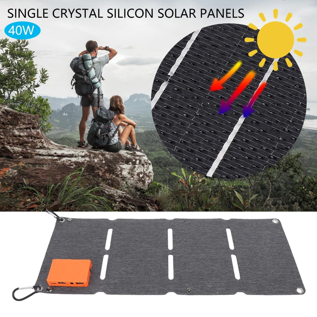 Sturdy 40W Foldable Solars Panel ETFE Materials for Outdoor Casual Use