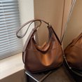 thumbnail image 3 of Bolso Messenger Hobo Bag para Hombres Mujeres Cuero PU Viajes, 3 of 9