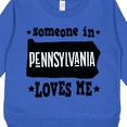 thumbnail image 3 of Inktastic Someone in Pennsylvania Loves Me Toddler Sweatshirt, 3 of 4