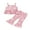 Pink, variant on Bagilaanoe 2pcs Toddler Baby Girl Pants Set Floral Sleeveless Cami Tops + Flare Trousers 6M 12M 18M 24M 3T 4T Kids Casual Clothes