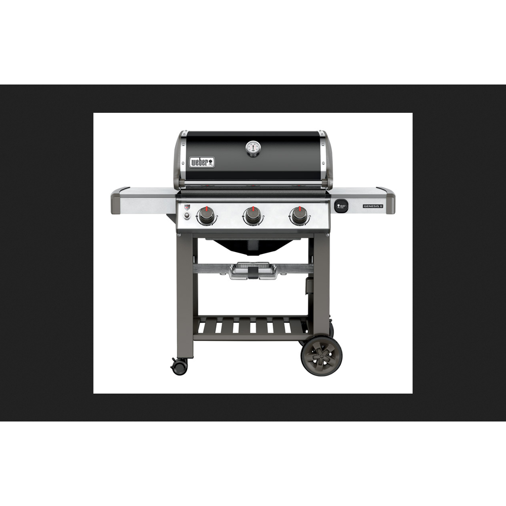 er Genesis II SE310 3 burners Natural Gas 45 in. H Grill Black