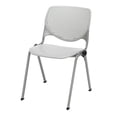 thumbnail image 3 of KFI Studios KOOL Armless Stacking Chair, 400lb Capacity, White, 3 of 7