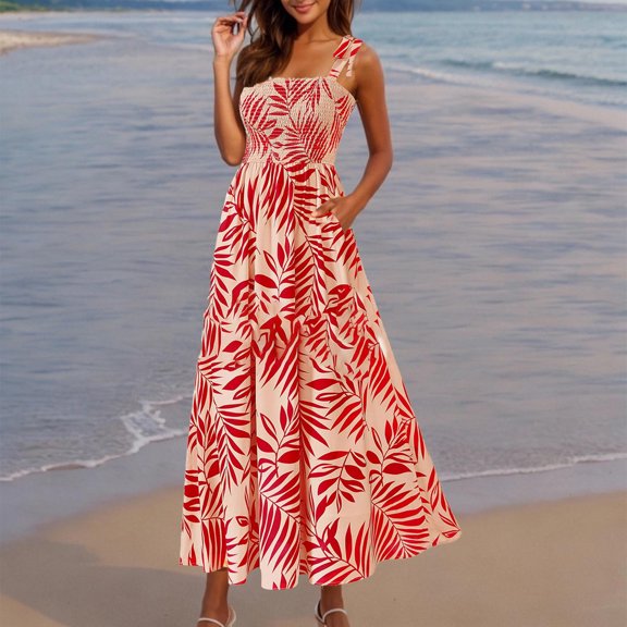 HAOTAGS Women Summer Dress Hollow Out Bodycon One Shoulder Mini Dress Red Size M