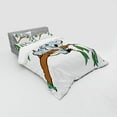 thumbnail image 3 of Ambesonne Animal Bedding Set 3 Pcs, Koala Eucalyptus, Twin XL, Brown Grey, 3 of 3
