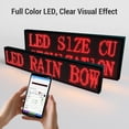 thumbnail image 4 of Scrolling LED Display, Low Power Consumption Programmable LED Sign High Resolution Pure Copper Capacitors 26x14 Inch  for Store Shopping Mall, 4 of 7