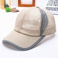 thumbnail image 2 of Weikingp Clearance! Baseball Cap, Summer Women Cap Baseball Breathable Men Hats Sport Mesh Baseball Caps, Womens Baseball Caps, Sun Hats for Women Khaki, 2 of 2