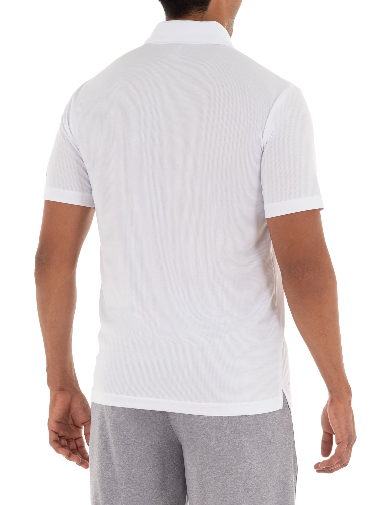 Athletic Works Men's and Big Men's Quick Dry Polo, up to 3XL