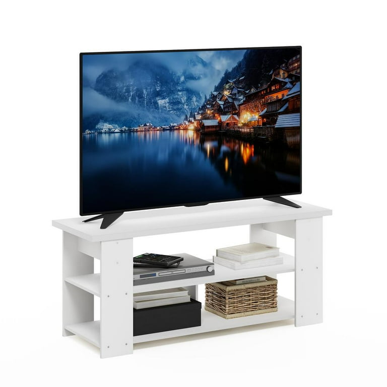 Furinno Large entertainment center for up to 55 TV, 40.1(D) x 119.9(W) x 49.8(H) cm