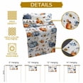 thumbnail image 5 of Thanksgiving Pumpkin Table Runner, Autumn Thanksgiving Kitchen Dining Table Decoration for Home Party Decor 13x60 Inches, 5 of 9
