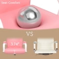 thumbnail image 6 of Genpo Pink Desk Chair, High Back Leather Executive Office Chair for Girl and Women, Adjustable Height Computer Desk Chairs with Wheels and Arms, 6 of 8