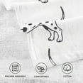 thumbnail image 5 of Ryvnso Dalmatian Dogs Cotton Hand Towels Sets Face Towel 2 PCs Bathroom Decorative, 5 of 7