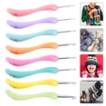 thumbnail image 4 of Crochet , Aluminum 8Pcs Multicolor Crochet Hooks Set  For DIY For Knitting For Weaving, 4 of 8