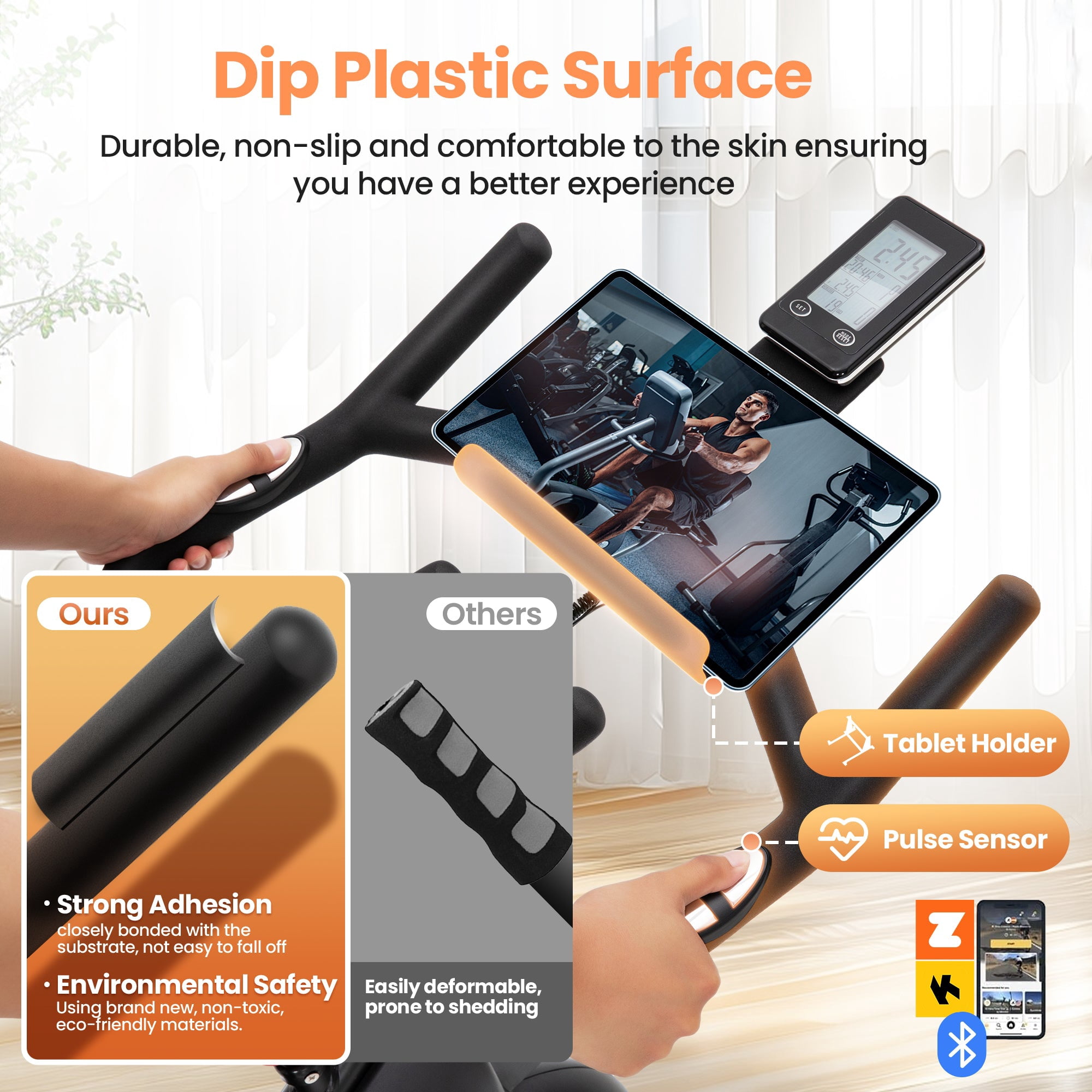 SUMMIT LIVING Magnetic Exercise Bike with 350lbs Weight Capacity & 33 lbs All-Rounded Flywheel, Low Noise Indoor Cycling Bicycle with Auto Magnetic 100 micro-Adjustable Levels Resistance