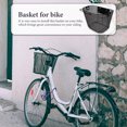 thumbnail image 3 of OULII Bike Basket Front Adult Heavy Duty Bike Basket Black Metal Storage Simple 1 Set, 3 of 8