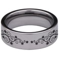 thumbnail image 4 of Blessed Tungsten Carbide Ring, 4 of 9
