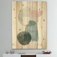 thumbnail image 2 of Designart 'Distressed Dream III' Modern & Transitional Print on Natural Pine Wood, 2 of 3