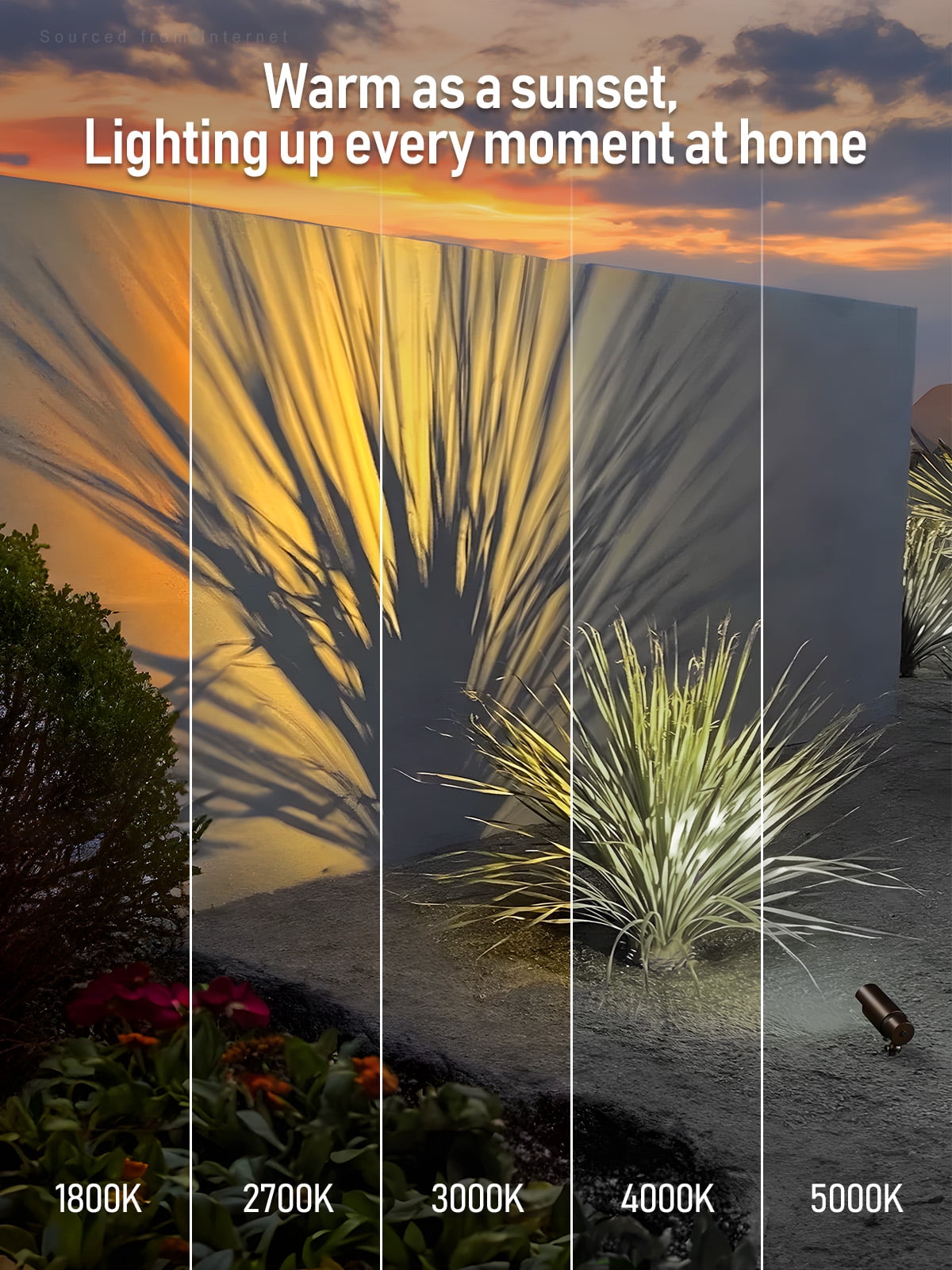 12 Pack 5CCT 7W LED Outdoor Landscape Spotlight, Adjustable Beam Angle, 12-24V AC/DC Low Voltage, Aluminum, IP65 Waterproof, Oil Rubbed Bronze