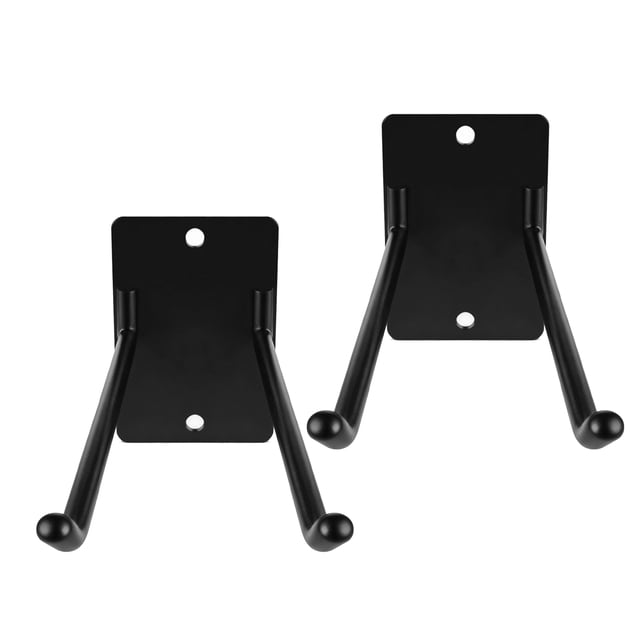 TABLETREANDS 2Ud Soporte Metálico Para Herramientas De Jardín Negro Con Montaje En Pared Para Patio