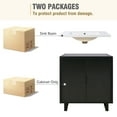 thumbnail image 5 of 30" Bathroom Vanity Set with Sink, Combo Cabinet, Bathroom Storage Cabinet, Solid Wood Frame, 5 of 10