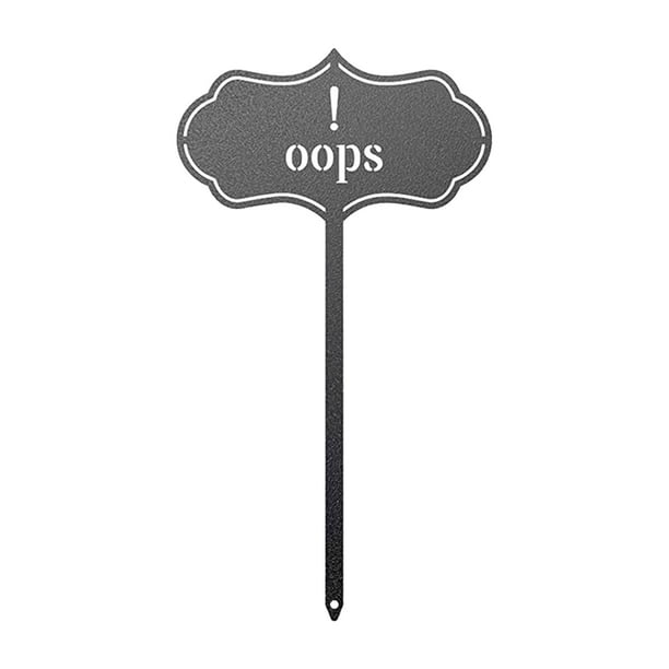 Blackboard Signs Plant Markers Seed Label Mini Creative Metal Garden Flowers And Plants Tags Wooden Chalkboard