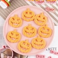 thumbnail image 5 of XKHAZA Mini Pumpkin Cookie Cutters, DIY 3d Halloween Raised Design Cookie Stamps, Cookie Cutter Set suitable for Frosting Decoration, Mini Gingerbread Pie Molds, 5 of 9