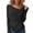 Black, variant on Women's Casual Long Sleeve Solid Color T Shirt for Everyday Wear - Soft Comfort Top for Spring Autumn Seasons, L, Green
