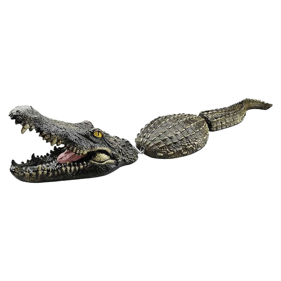 Realistic Floating Alligators Decoys Garden Statues Floating Alligators Decoys