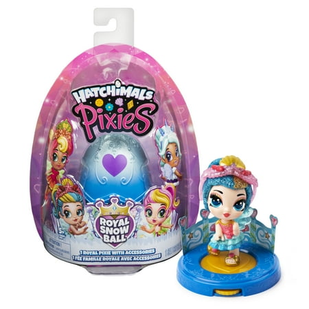 Hatchimals, Pixies Royals, 2.5-inch Collectible Doll and Accessories (Styles May Vary), for Kids Aged 5 and up