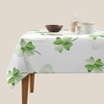 thumbnail image 4 of Nappe de Table Fête de la Saint-Patrick Lavable 60 x 60 Pouces Nappe Carrée Résistante aux Taches Pique-Nique Polyester Nappe de Fête, 4 of 6