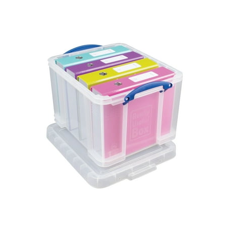 Really Useful Box 32 Liter Snap Lid Storage Bin 32C-PK3CB (case of 4 pack)