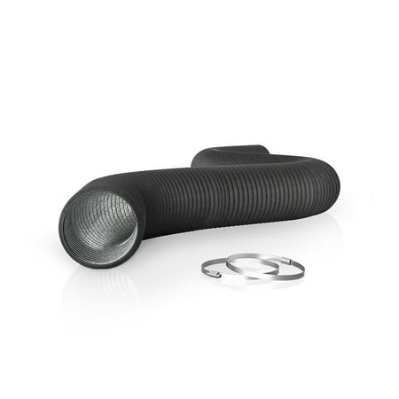 Aluminum Flexible Duct - AC Infinity Flexible 4-Inch Aluminum Ducting, Heavy-Duty Four-Layer Protection, 25-Feet Long for Heating Cooling Ventilation and Exhaust