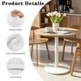 thumbnail image 5 of SEANATIVE Cocktail Table Covers Elastic Fitted Decorative Round Tablecloth 24 x 24 Inch Round Table Topper Cap Stain-resistant Table Decorations for Indoor Outdoor Use, Latte Coffee Print Beige, 5 of 7