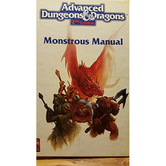 Pre-Owned Monstrous Manual (AD&D 2nd Ed Fantasy Roleplaying Accessory, 2140), 9781560766193, 1560766190, Hardcover, 2nd edition