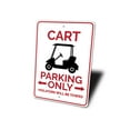thumbnail image 4 of Cart Parking Novelty Decor, Metal Wall Sign - 10x14 Inches, 4 of 4