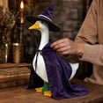 thumbnail image 5 of 23 Inch Halloween Goose Costume, Witch Cape & Hat Set for Porch Decor for Halloween Thanksgiving, Yard Garden Ornament, 5 of 7