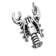 thumbnail image 1 of Sterling Silver 18" 1.2mm Box Chain Lobster Or Crawfish Pendant Necklace, 1 of 2