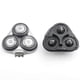 thumbnail image 1 of Compatible with Philips Series 5000 (S5xxx), AquaTouch (S5xxx), PowerTouch (PT8xx, PT7xx), S5000 Integral Head (Silver) electric shaving heads, 1 of 5