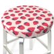 thumbnail image 3 of Balery Strawberry Fundas de asiento para taburete de bar redondo de tela de terciopelo ajustables que protegen de arañazos y manchas para sillas de 14 a 17 pulgadas.-12 inch, 3 of 7