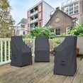 thumbnail image 4 of Covers & all Artu Patio Chair Covers, Set of 4, Water-Repellent UV-Resistant Polyester for Sling Outdoor Chairs, 4 of 6