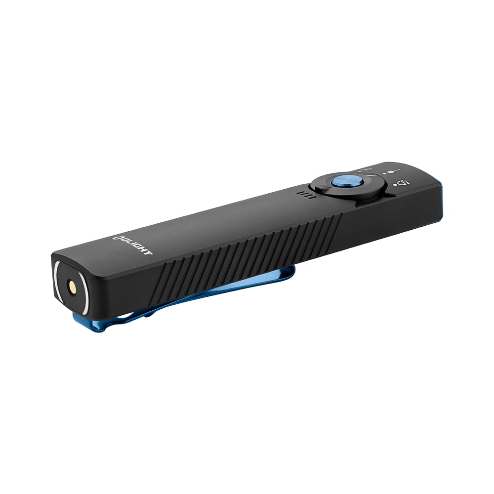 Olight Arkfeld Pro Black NW Flat EDC Flashlight w/LED Light, UV & Laser, 1300 Lumens