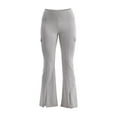 thumbnail image 5 of No Boundaries Mineral Wash Flare Cargo Pants, 31'' Inseam, Women's XXS-XXL, 5 of 5