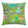 thumbnail image 1 of Ambesonne 16" x 16" Multi-color Polyester Decorative Pillow Cover, 1 of 2