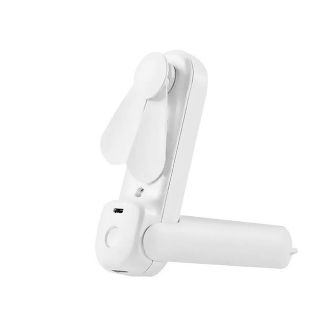 yingyy Portable Handheld Misting Fan USB Rechargeable Foldable Personal Desk Fan with Function for Home Office Outdoors white