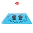 thumbnail image 3 of Distance Floor Decal,5pcs / Bag Distance Safety Distance Sticker Warning Floor Sticker High Capacity, 3 of 10