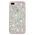 thumbnail image 6 of for iPhone 7 Plus/8 Plus Glitter Case, Cute Bling Sparkle Shiny Slim Soft Silicone Reflective Clear TPU Bumper Women Girls Shockproof Protective Phone Case for iPhone 7 Plus/8 Plus, White, 6 of 6