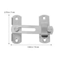 Door Locks 3 Sets Flips Rustresistant Latch Gate Safety Stainless