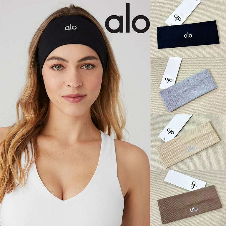 A-L-O Yoga Headband for Women - 3 Ways to Wear Soft Elastic